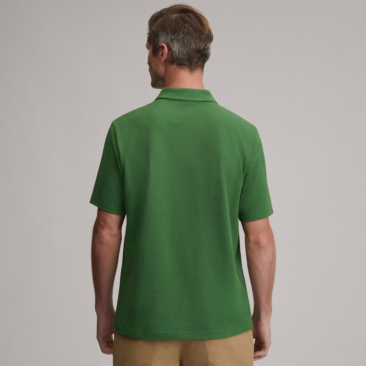 Eddie Bauer Men's SS Signature Pique Polo