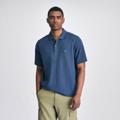 Eddie Bauer Men's SS Signature Pique Polo