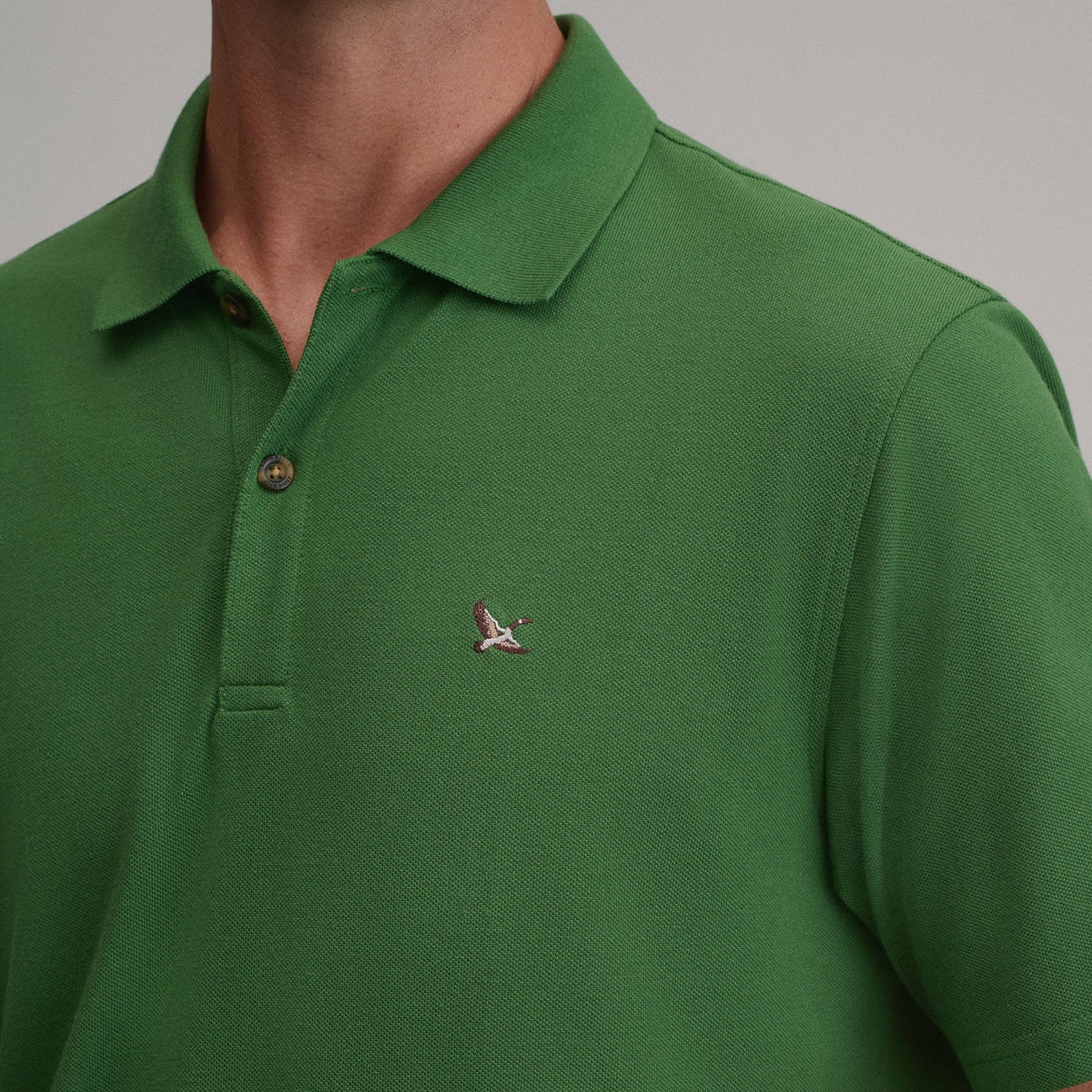 Eddie Bauer Men's SS Signature Pique Polo