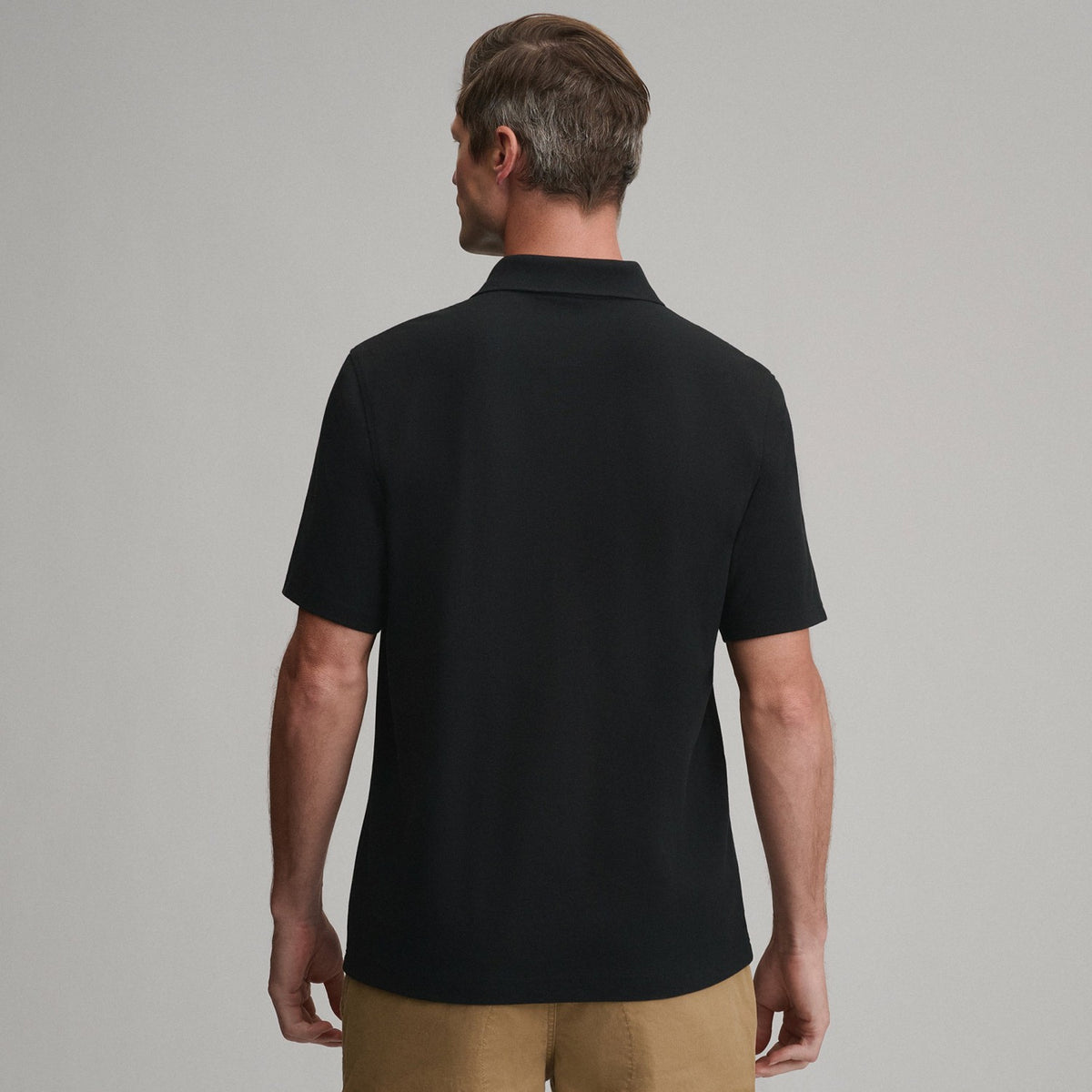 Eddie Bauer Men's SS Signature Pique Polo