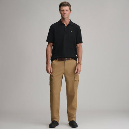 Eddie Bauer Men's SS Signature Pique Polo