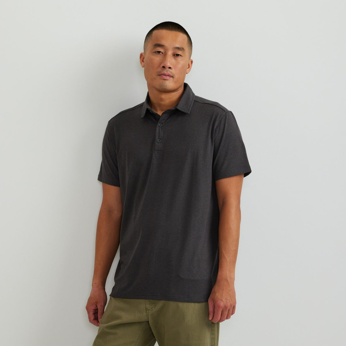 Eddie Bauer Men's SS Men'sn Trek Polo 2.0
