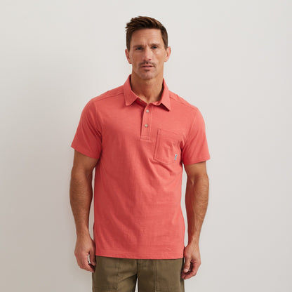 Eddie Bauer Men's SS New Baja Knit Polo