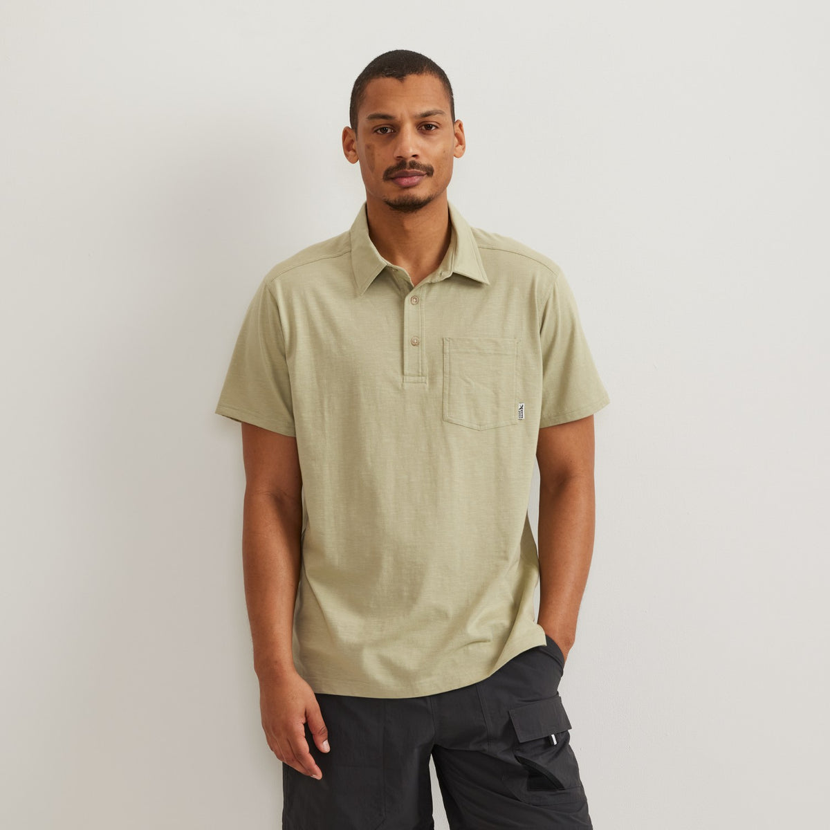 Eddie Bauer Men's SS New Baja Knit Polo
