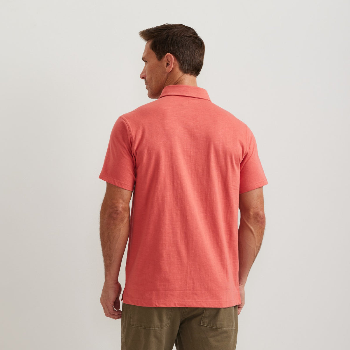 Eddie Bauer Men's SS New Baja Knit Polo