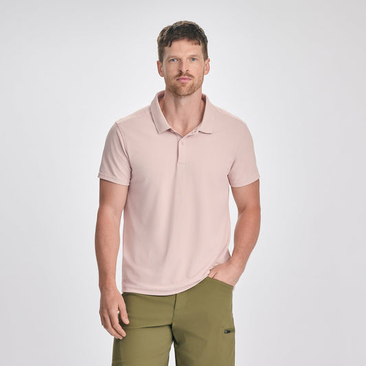 Eddie Bauer Men's SS Fairway Polo