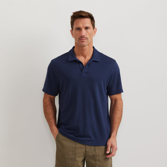 Eddie Bauer Men's SS Journey Modal Polo