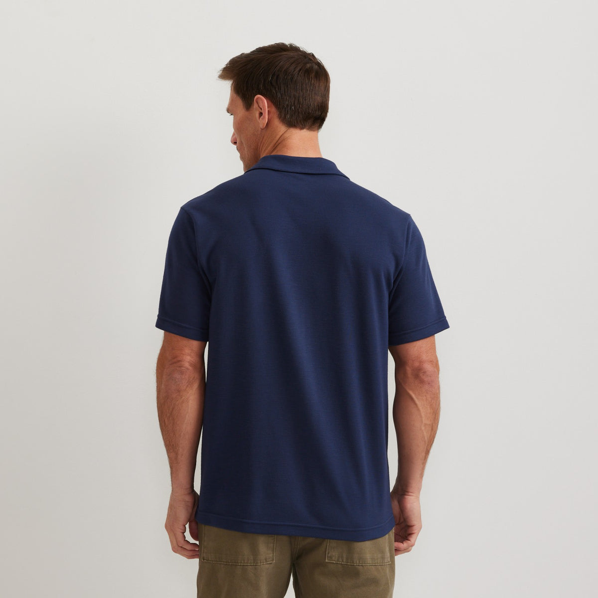 Eddie Bauer Men's SS Journey Modal Polo