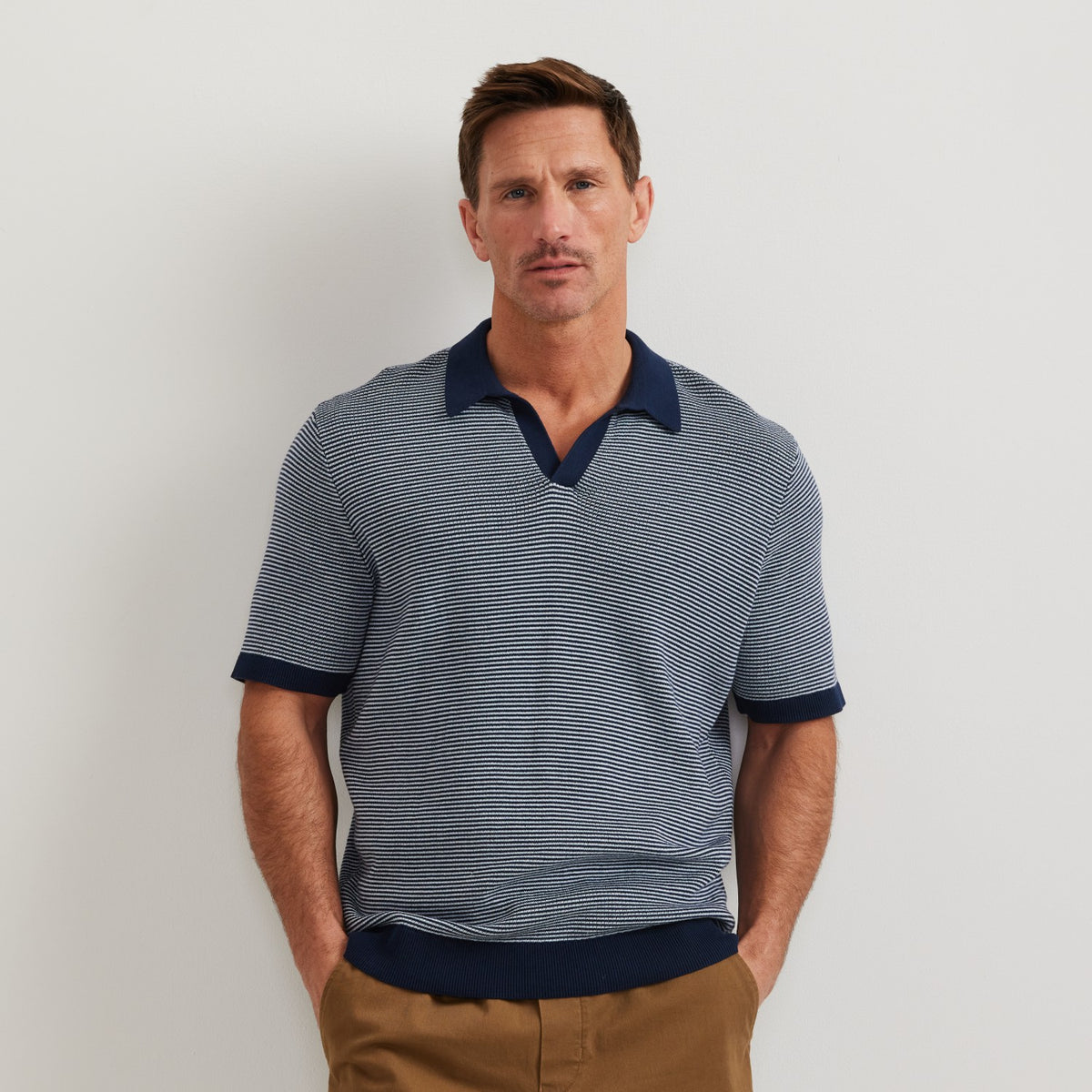 Eddie Bauer Men's SS Novelty Polo Sweater