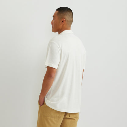 Eddie Bauer Men's SS Journey Modal Polo Stripe