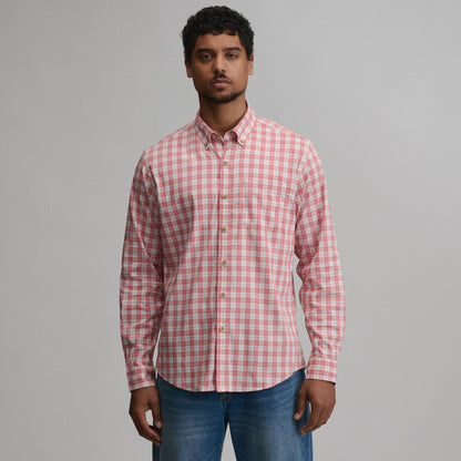 Eddie Bauer Men's LS Voyager Flex Shirt