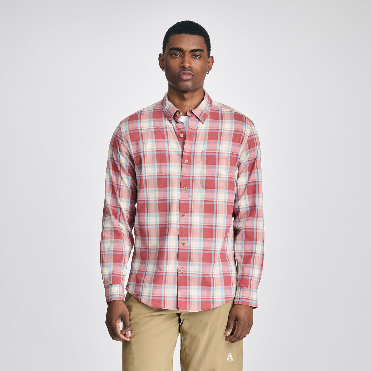 Eddie Bauer Men's LS Voyager Flex Shirt