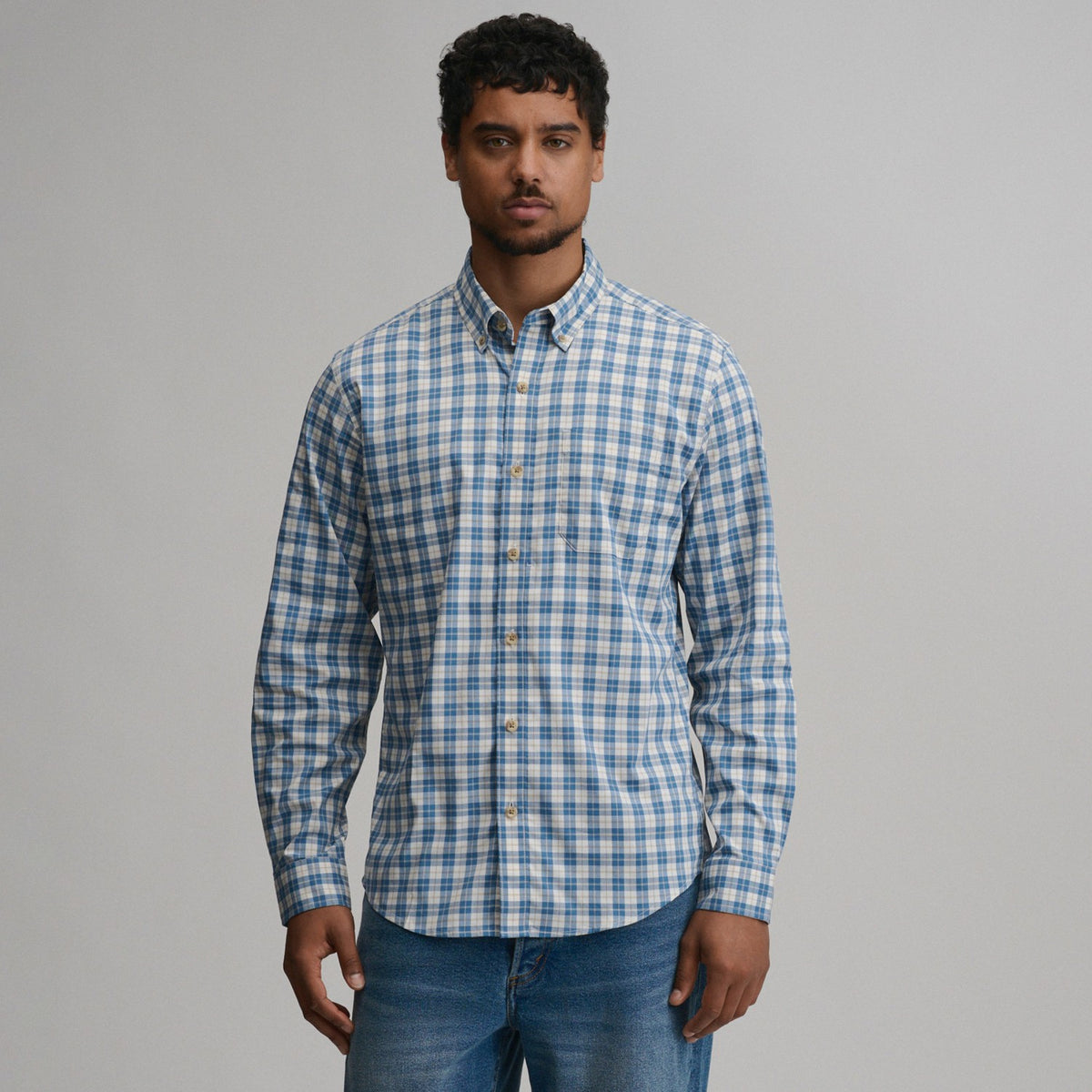 Eddie Bauer Men's LS Voyager Flex Shirt