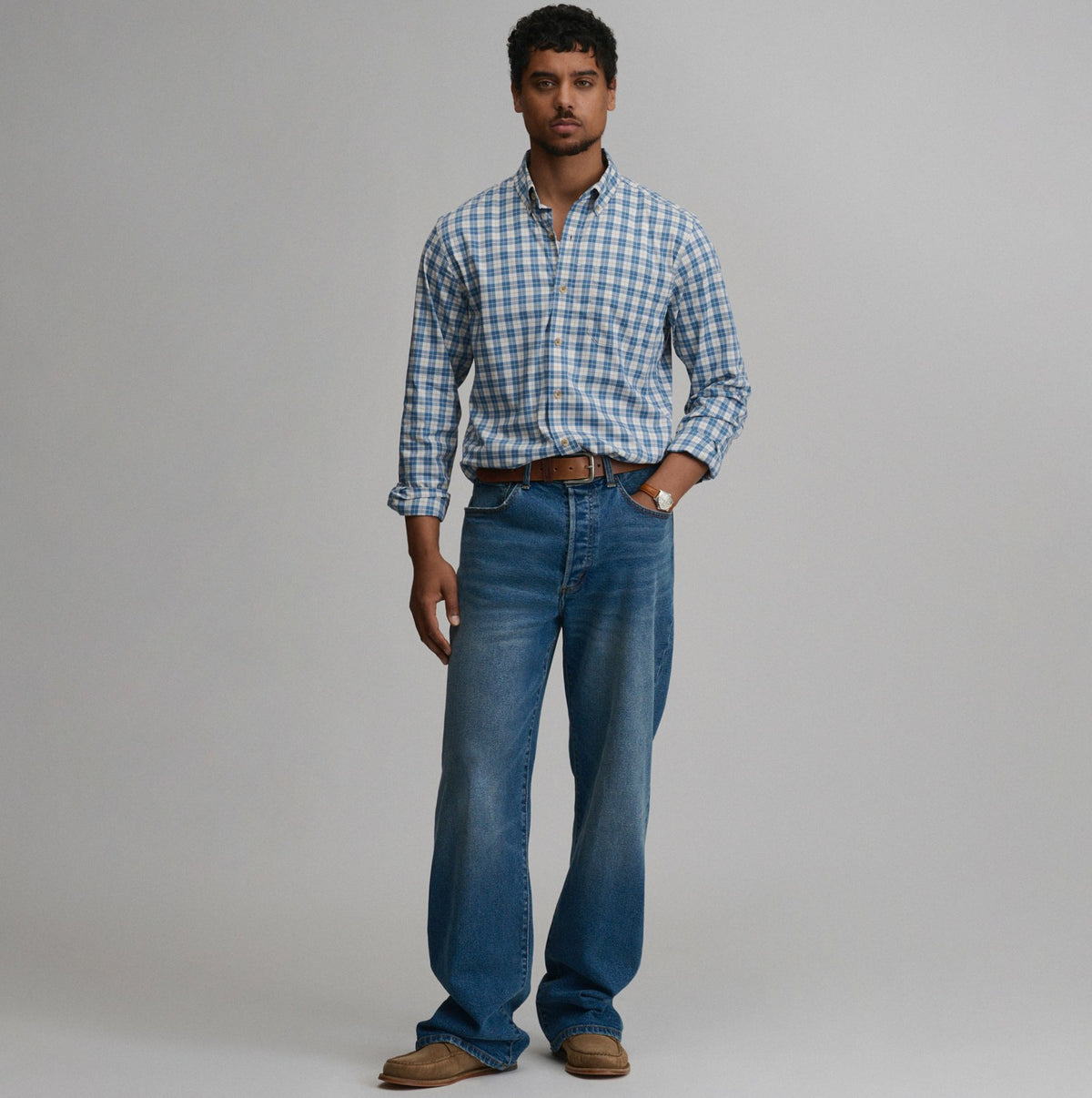 Eddie Bauer Men's LS Voyager Flex Shirt