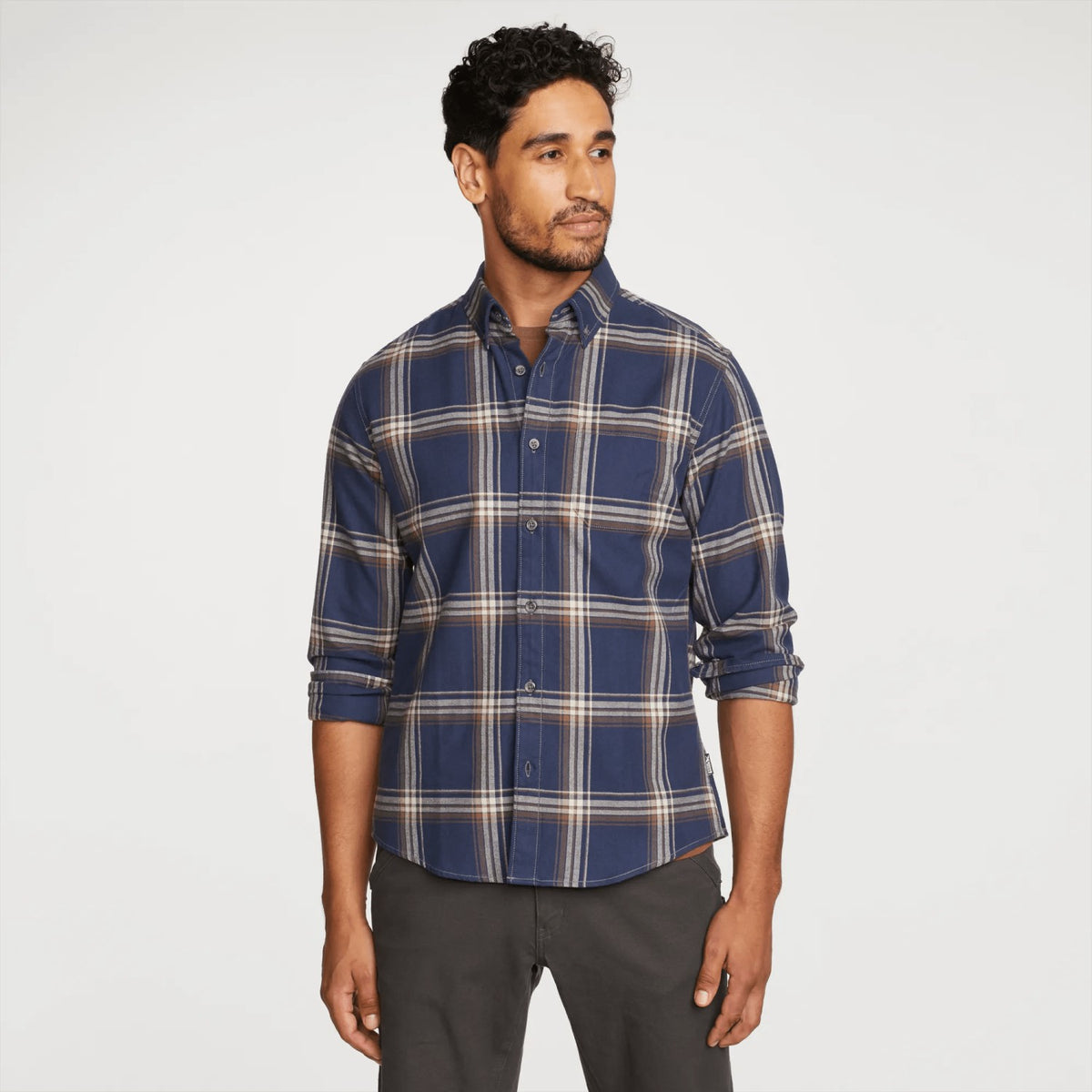Eddie Bauer Men's LS Classic Eddie's Favorite Fl