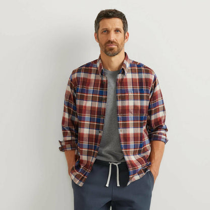 Eddie Bauer Men's LS Classic Eddie's Favorite Fl