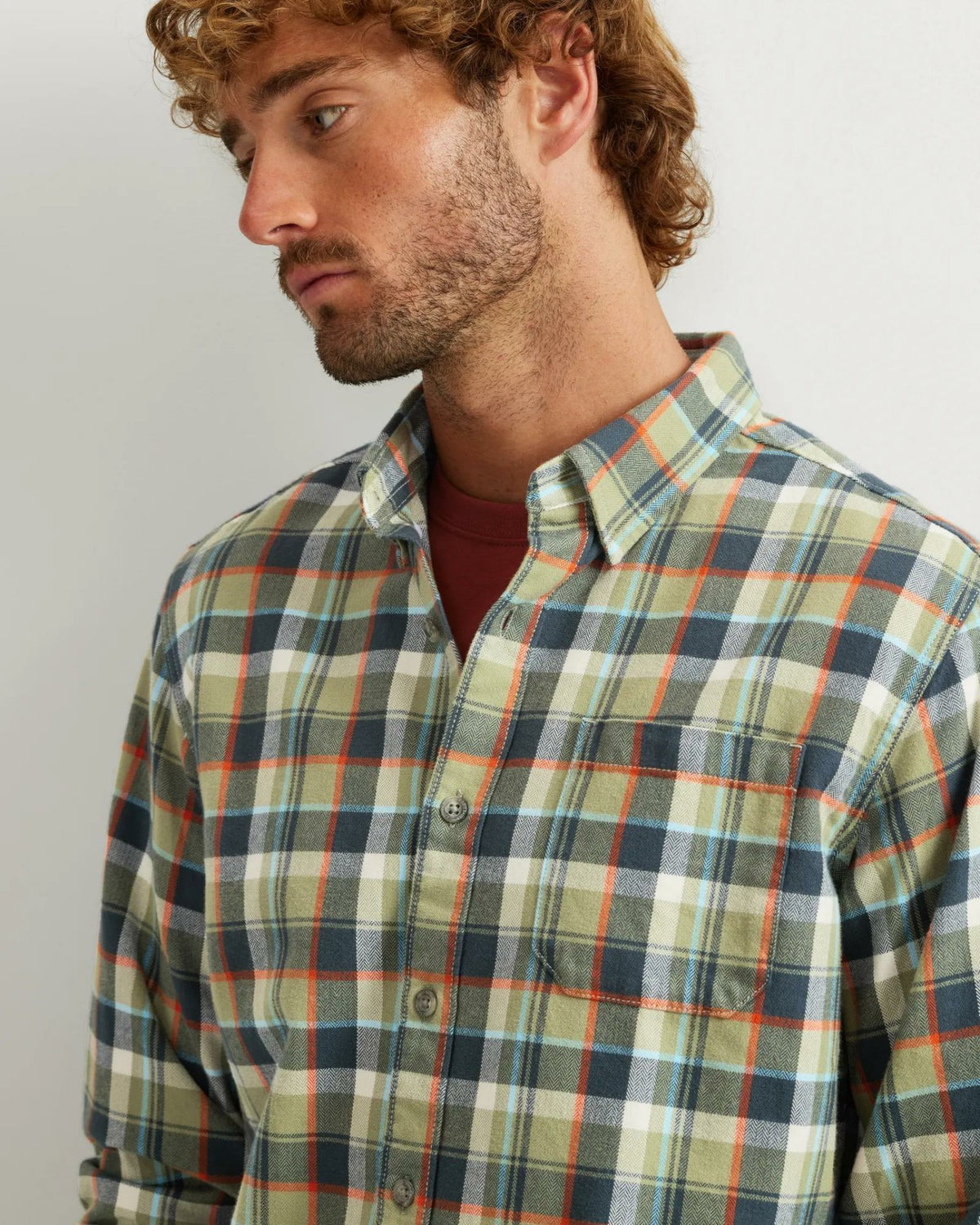 Eddie Bauer Men's LS Classic Eddie's Favorite Fl