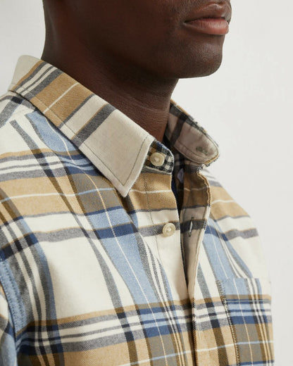 Eddie Bauer Men's LS Classic Eddie's Favorite Fl