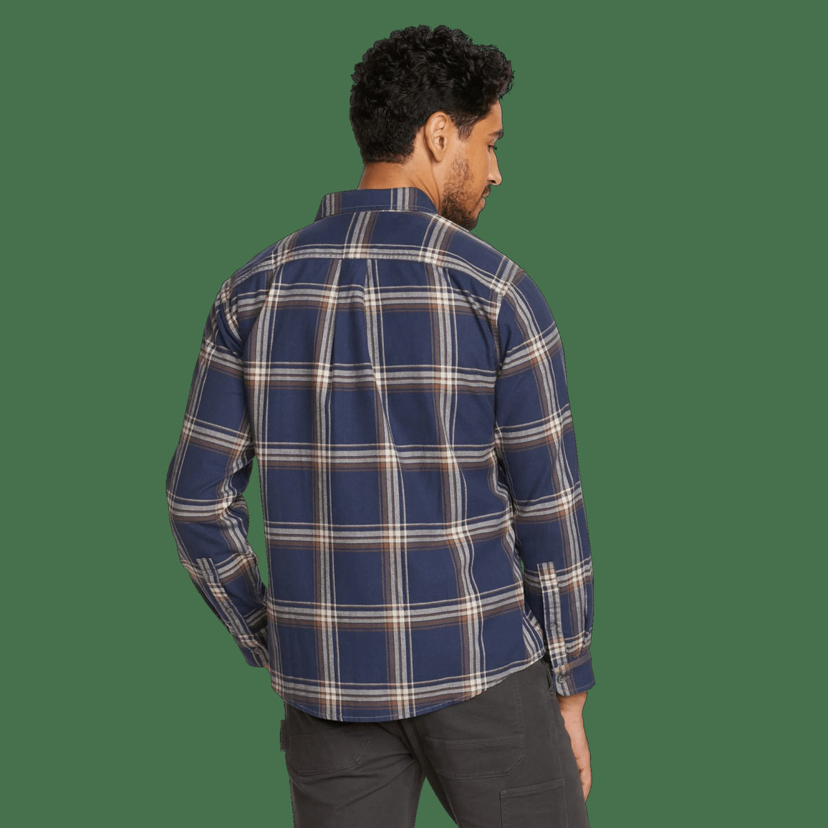 Eddie Bauer Men's LS Classic Eddie's Favorite Fl