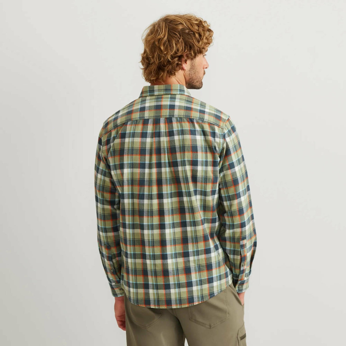 Eddie Bauer Men's LS Classic Eddie's Favorite Fl
