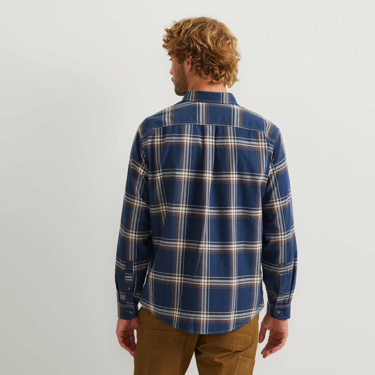Eddie Bauer Men's LS Classic Eddie's Favorite Fl