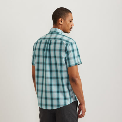 Eddie Bauer Men's SS Pack It Seersucker 3.0