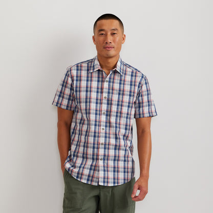 Eddie Bauer Men's SS Pack It Seersucker 3.0