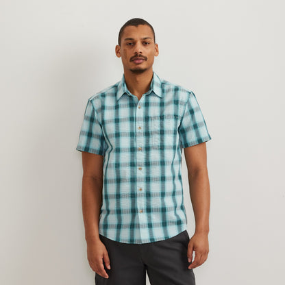 Eddie Bauer Men's SS Pack It Seersucker 3.0