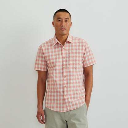 Eddie Bauer Men's SS Pack It Seersucker 3.0