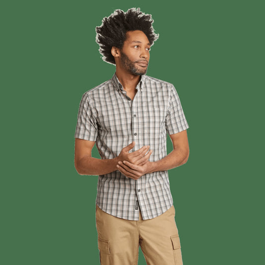 Eddie Bauer Men's SS Voyager Flex Shirt