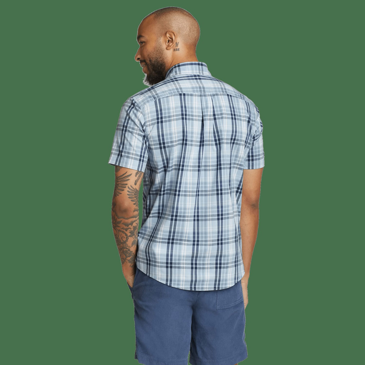 Eddie Bauer Men's SS Voyager Flex Shirt