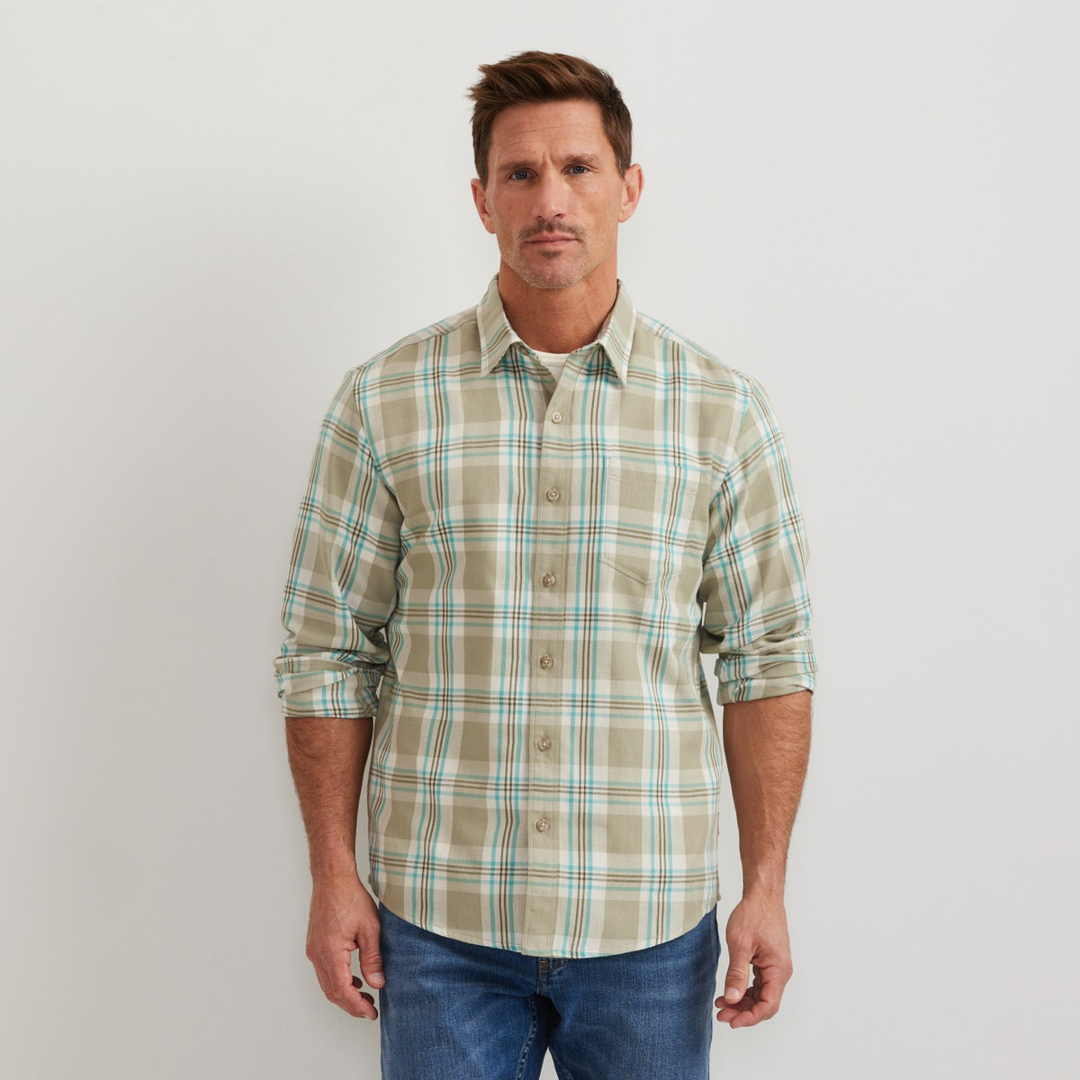 Eddie Bauer Men's LS Tidelands Shirt