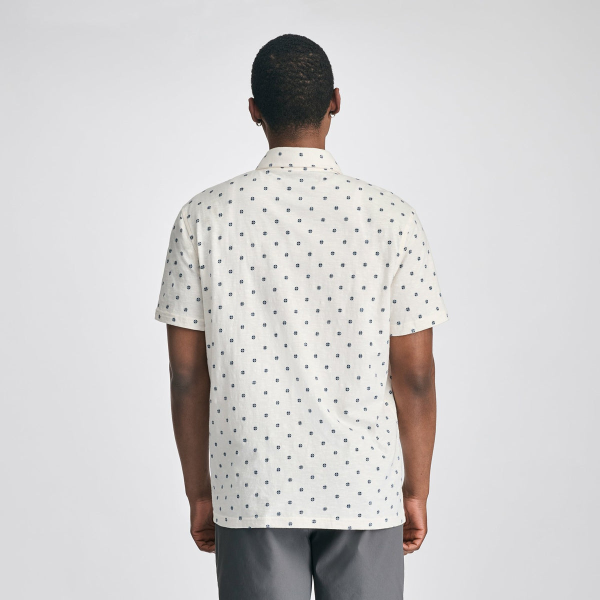 Eddie Bauer Men's SS New Baja Knit Button Up