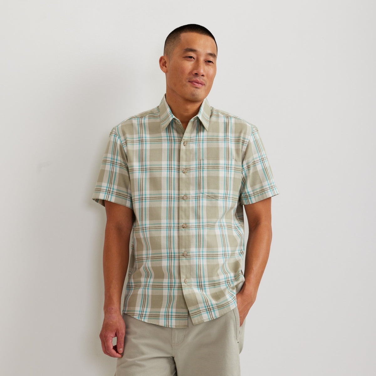 Eddie Bauer Men's SS Tidelands Shirt