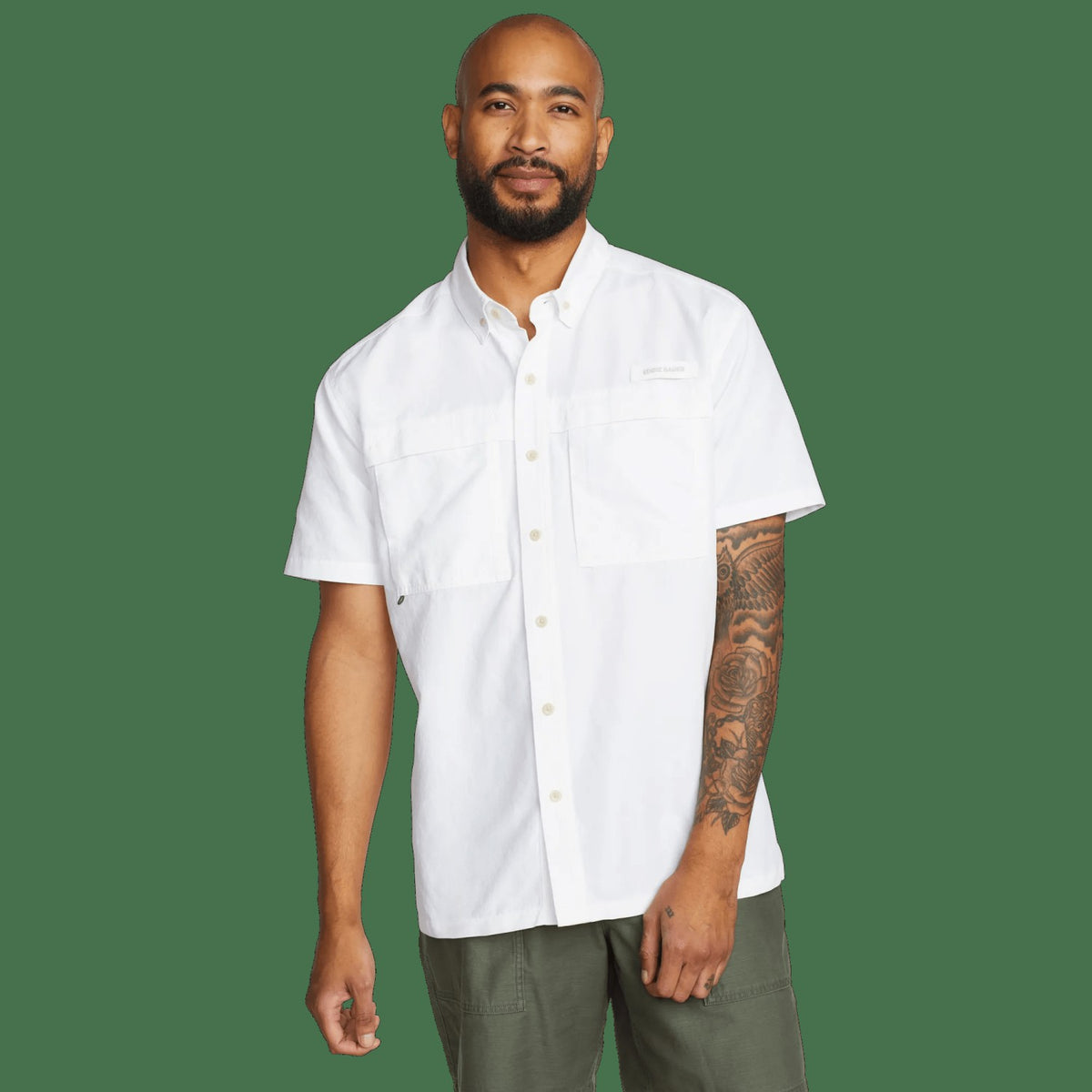 Eddie Bauer Men's SS Rainier Ripstop Shirt