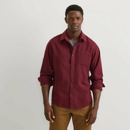 Eddie Bauer Men's LS Classic 1 Pocket Eddies Favoritef