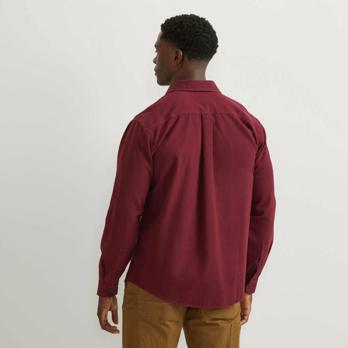 Eddie Bauer Men's LS Classic 1 Pocket Eddies Favoritef