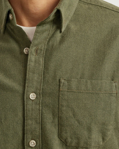 Eddie Bauer Men's LS Classic 1 Pocket Eddies Favoritef