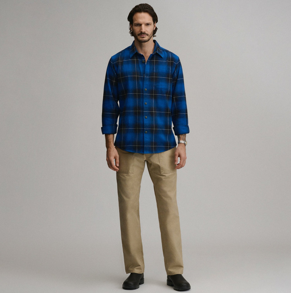 Eddie Bauer Men's Eddie's Favorite Classic Fit Flannel - Plaid