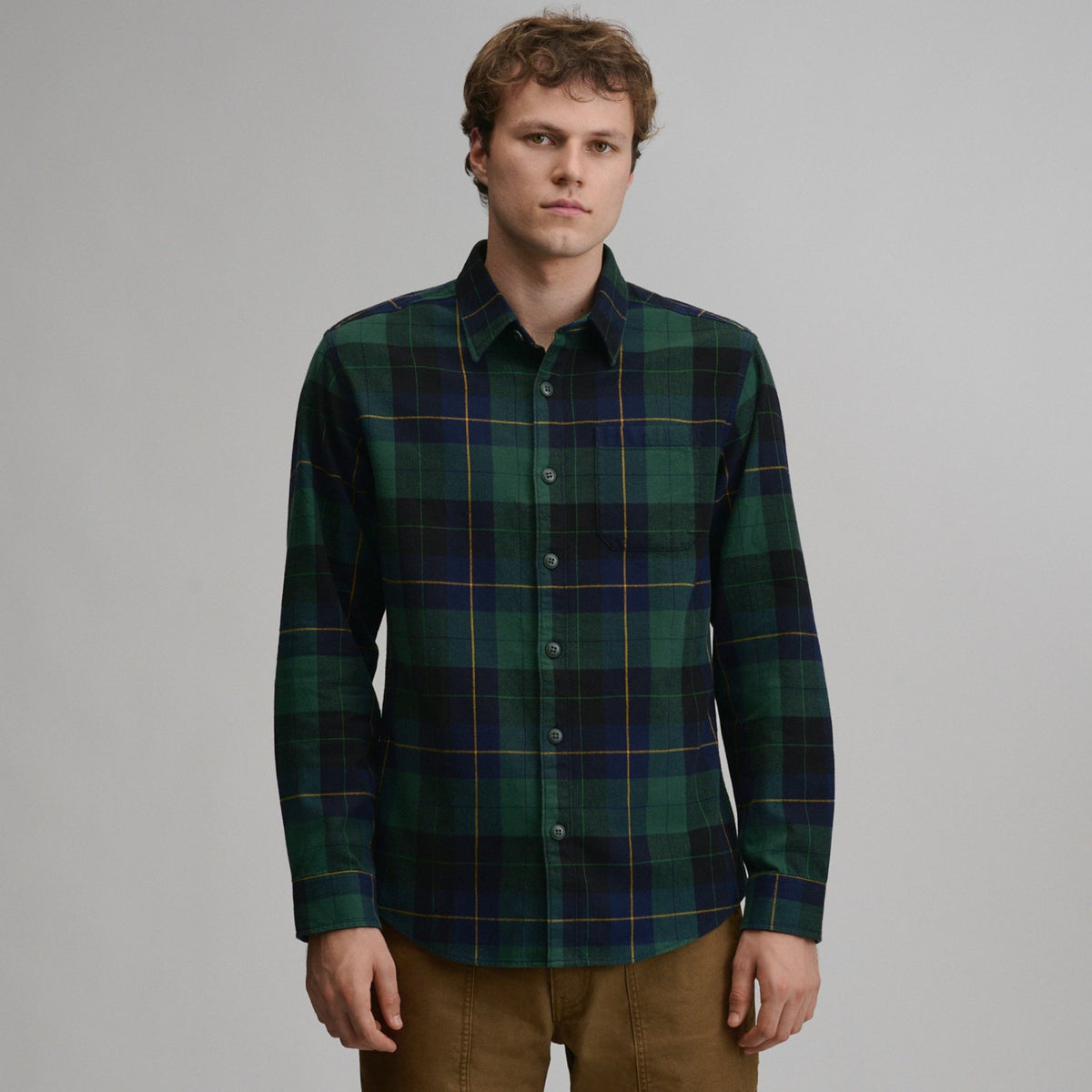 Eddie Bauer Men's Eddie's Favorite Classic Fit Flannel - Plaid