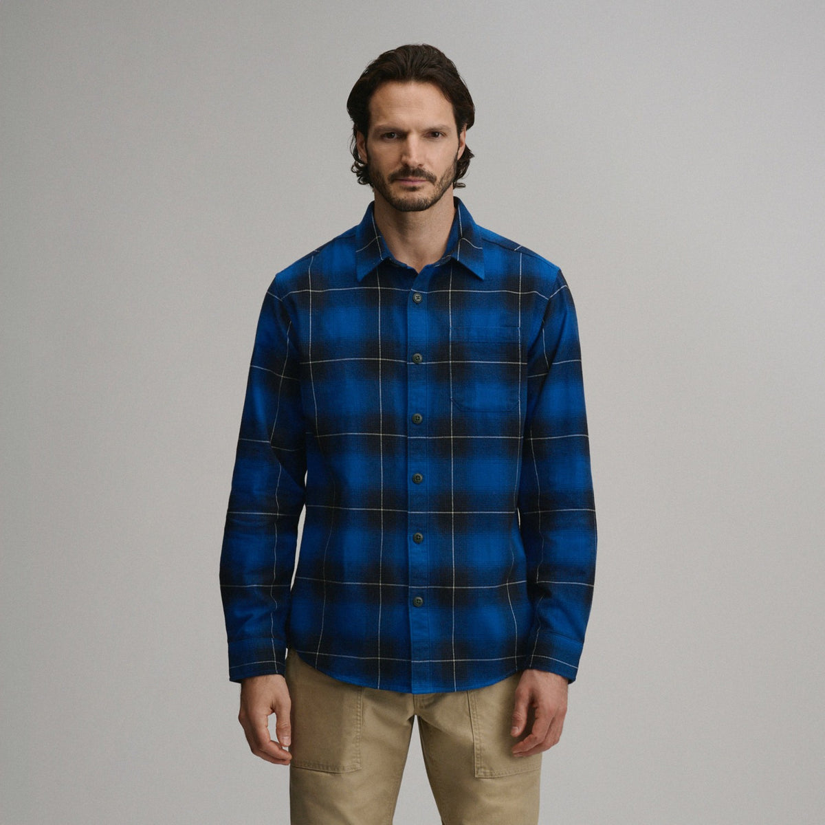 Eddie Bauer Men's Eddie's Favorite Classic Fit Flannel - Plaid