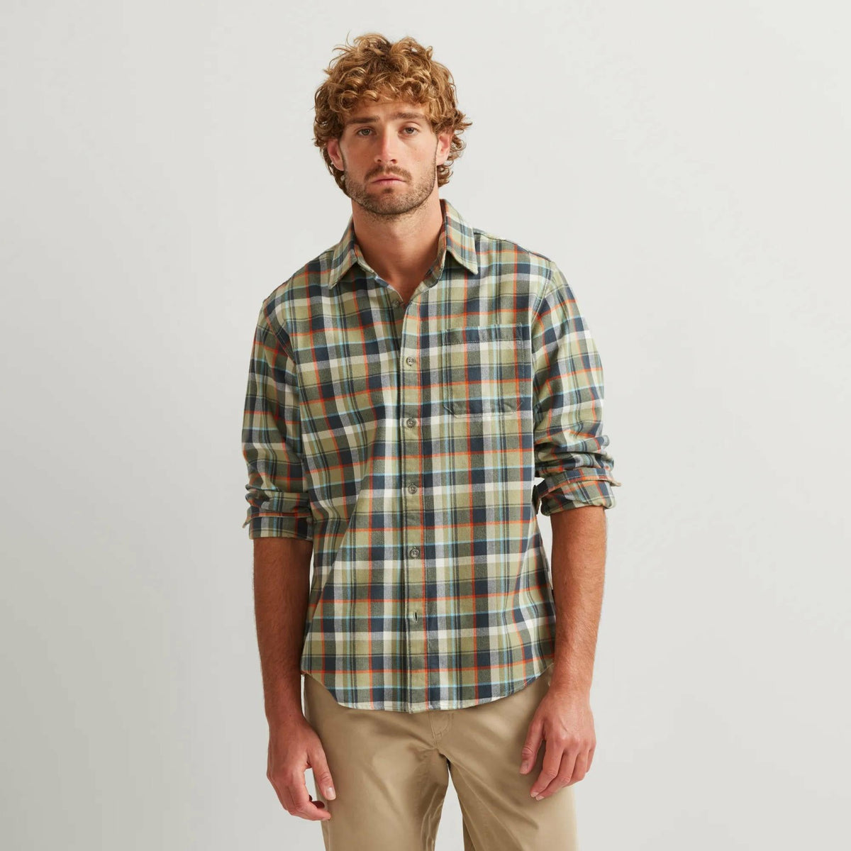 Eddie Bauer Men's LS Rlx Eddie's Favorite Fla
