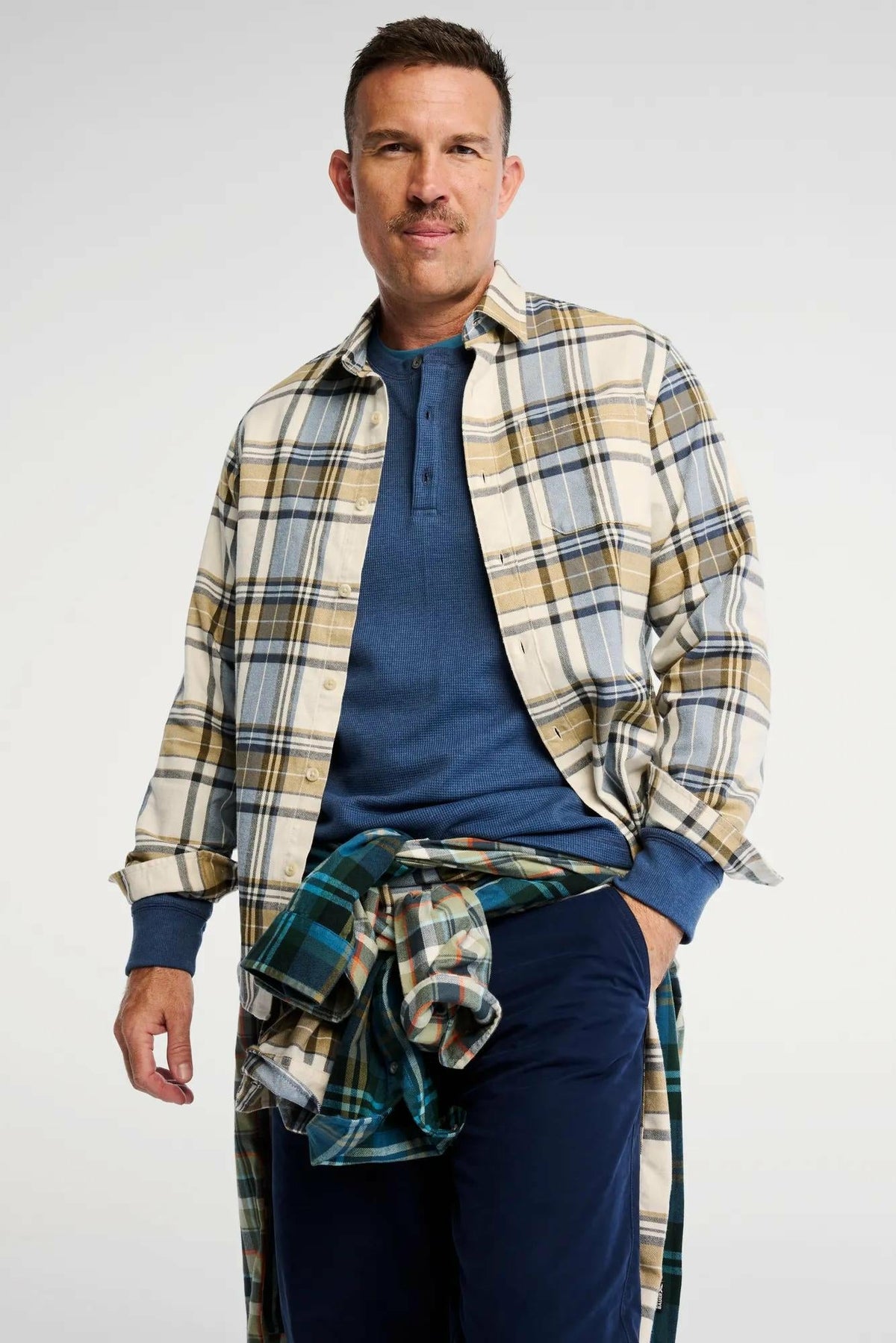 Eddie Bauer Men's LS Rlx Eddie's Favorite Fla