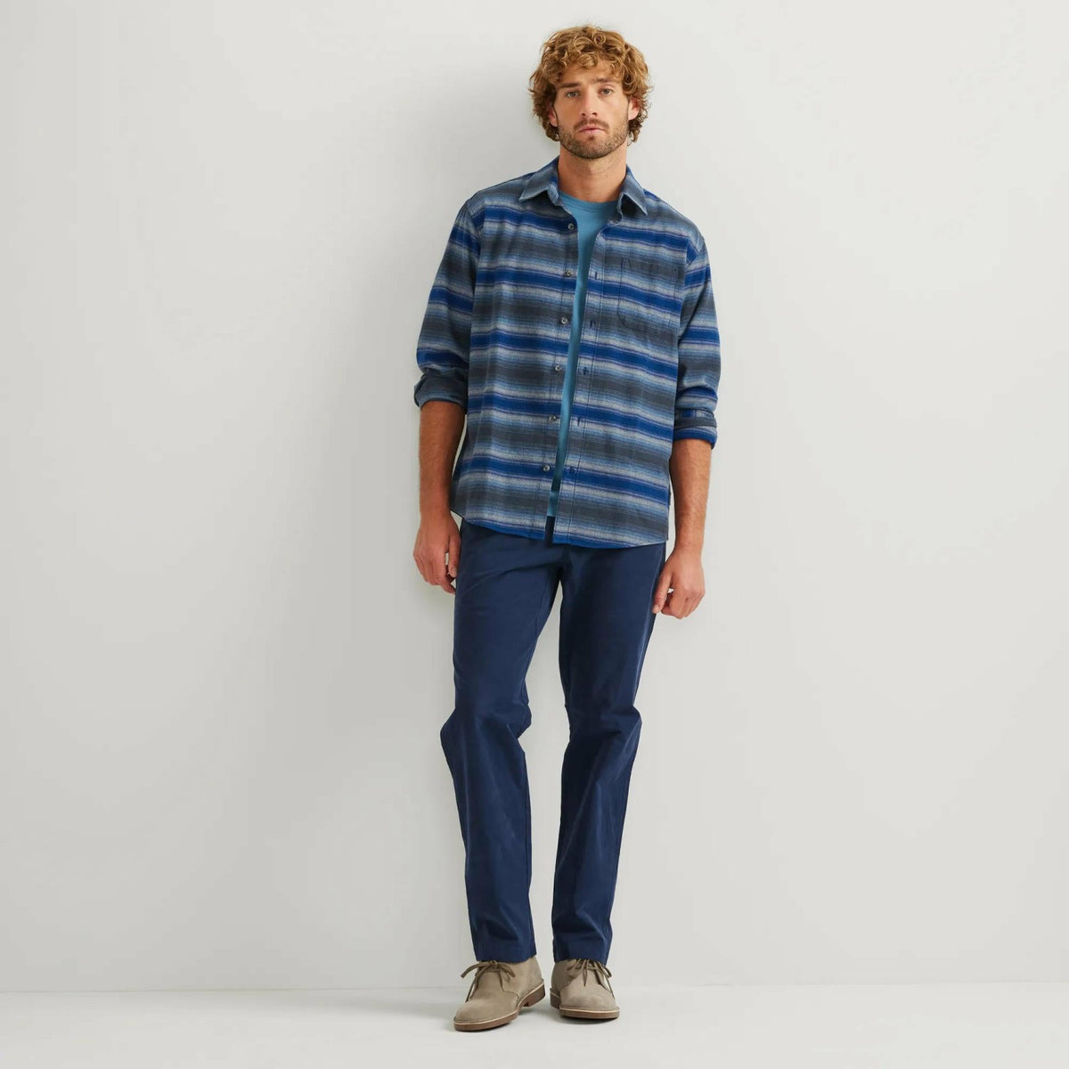 Eddie Bauer Men's LS Rlx Eddie's Favorite Fla