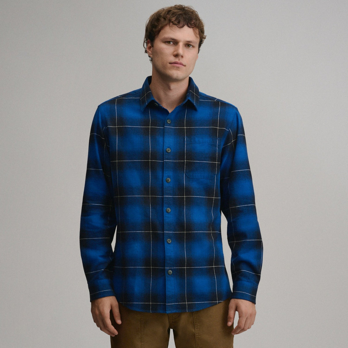 Eddie Bauer Men's Eddie's Favorite Flannel Relaxed Fit Shirt