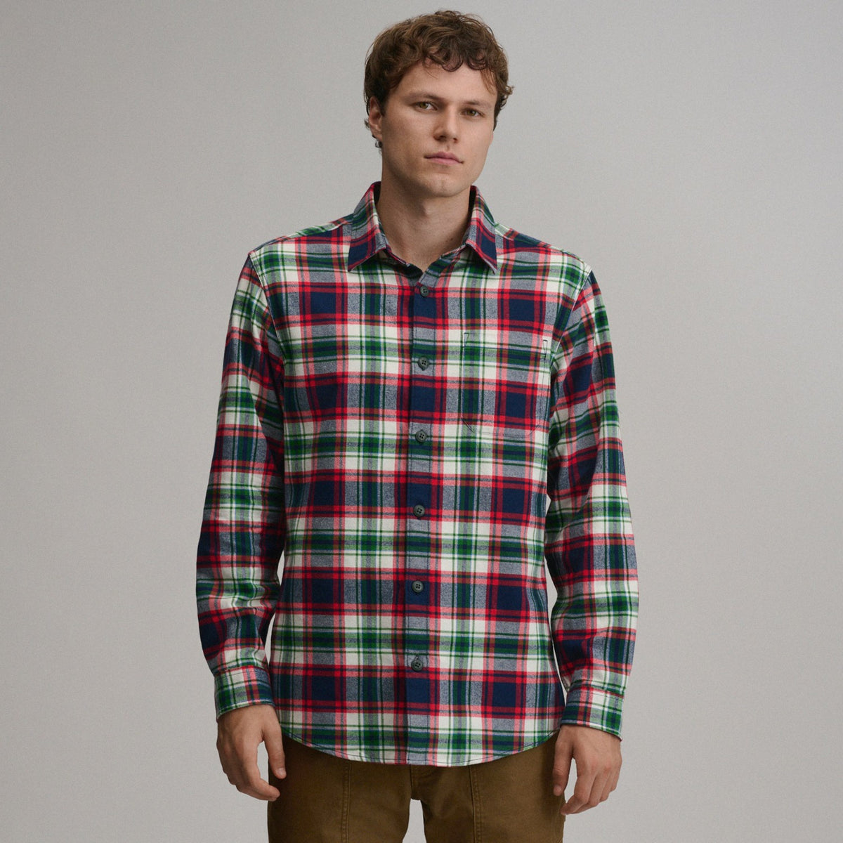 Eddie Bauer Men's Eddie's Favorite Flannel Relaxed Fit Shirt