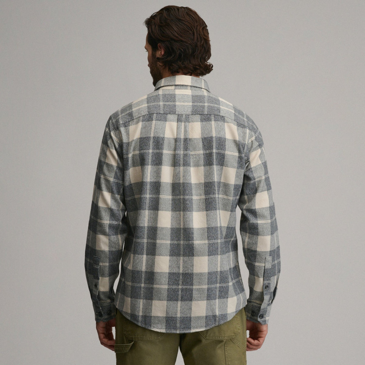 Eddie Bauer Men's Long-Sleeve Eddie's Cabin Shirt - Jaspe Flannel