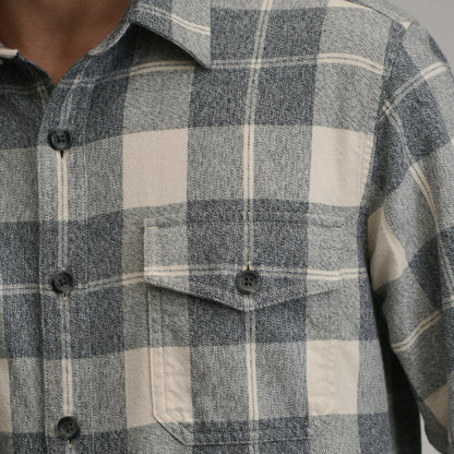 Eddie Bauer Men's Long-Sleeve Eddie's Cabin Shirt - Jaspe Flannel