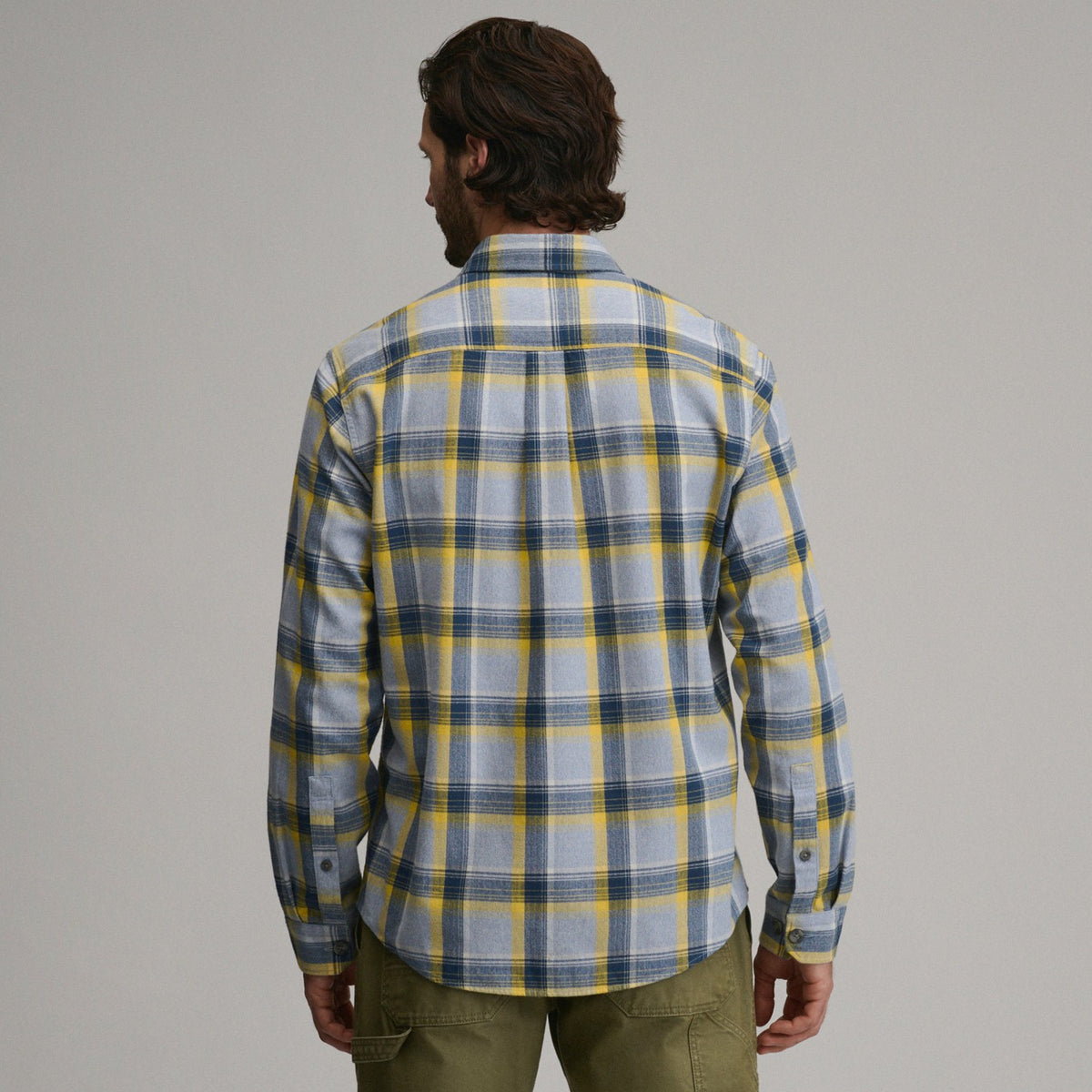 Eddie Bauer Men's Long-Sleeve Eddie's Cabin Shirt - Jaspe Flannel