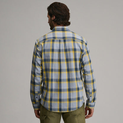 Eddie Bauer Men's Long-Sleeve Eddie's Cabin Shirt - Jaspe Flannel